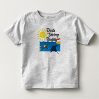 Dads Diving Buddy Design - Toddler Fine Jersey T-S