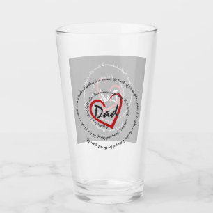 Dads - Fathers Day Glass