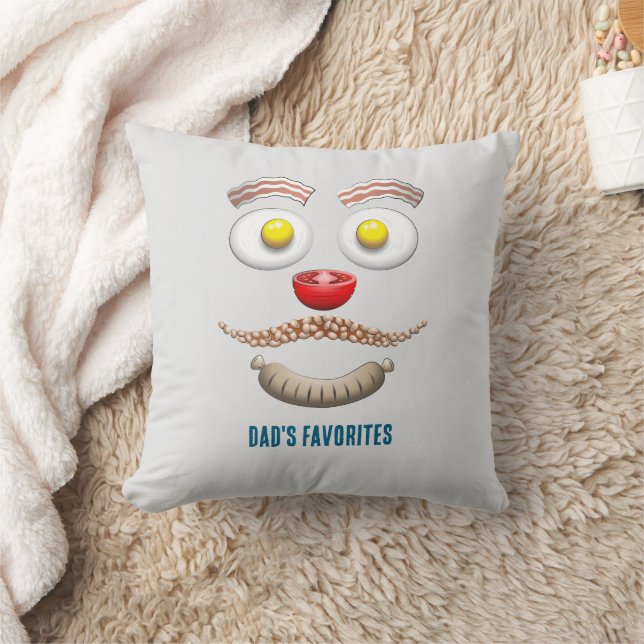 DAD'S FAVORITE BREAKFAST CUSHION (Blanket)