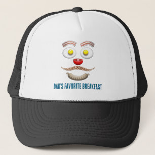 DAD'S FAVORITE BREAKFAST FACE TRUCKER HAT