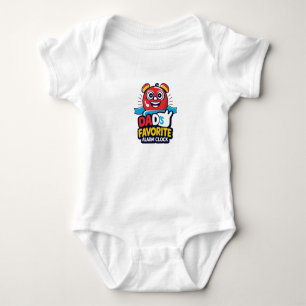 Dad's favourite alarm clock baby bodysuit