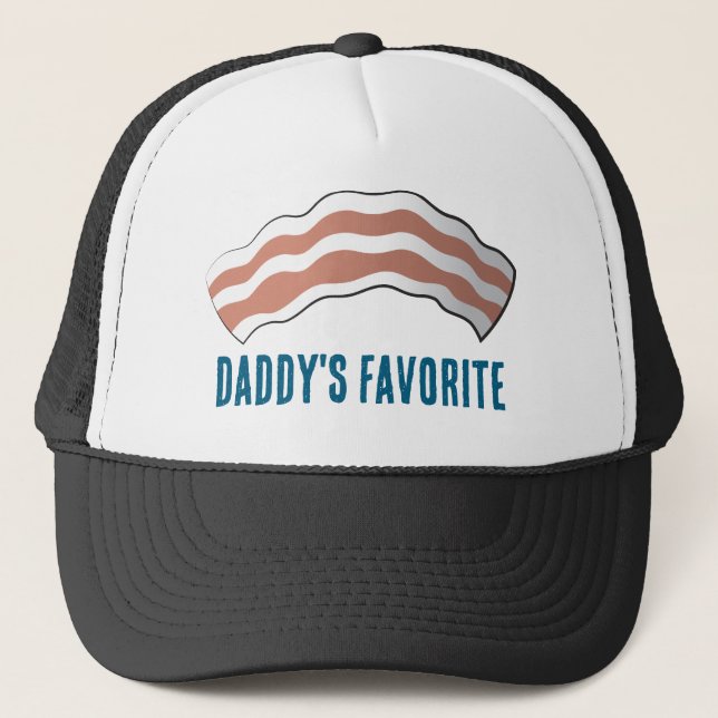Dad's Favourite Bacon Trucker Hat (Front)