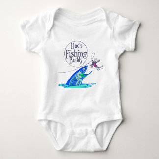 Dad's Fishing Buddy Baby Bodysuit