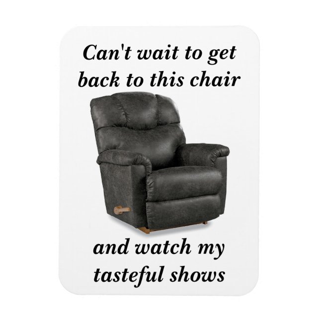 Dad's fridge magnet of his favourite chair (Vertical)