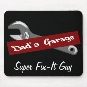 Dad's Garage Mr. Fix It Father's Day Mousepad