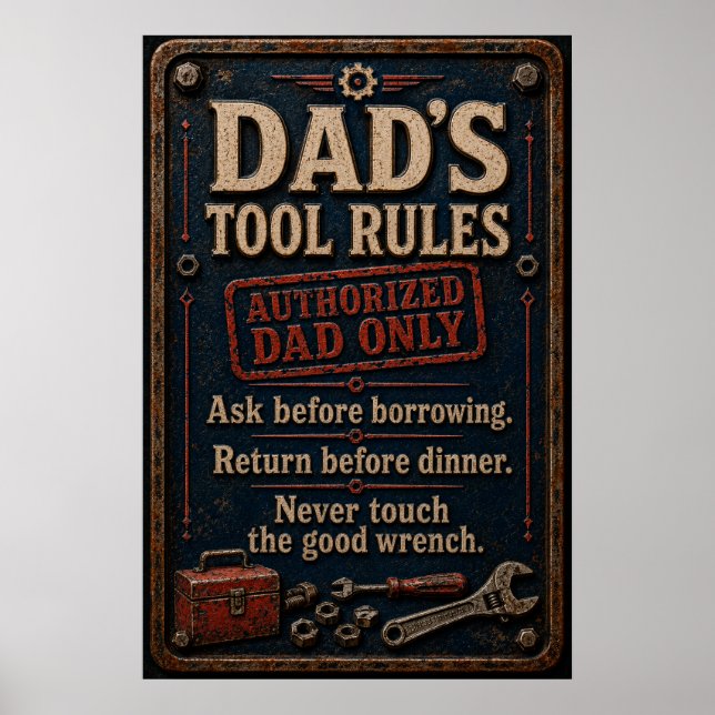Dads Garage Poster (Front)