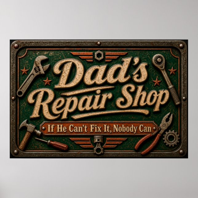 Dads Garage Poster (Front)