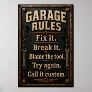 Dads Garage Poster