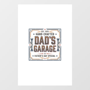 Dads Garage Vintage Fathers Day