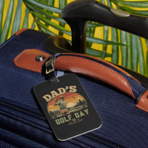 Dad's Golf Day Luggage Tag