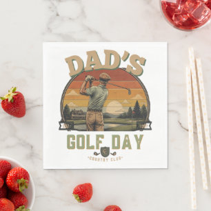 Dad's Golf Day Napkin