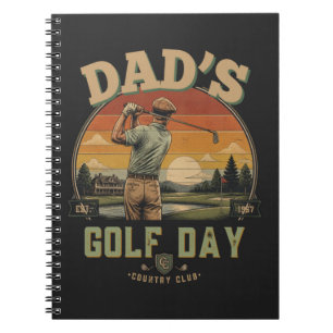 Dad's Golf Day Notebook