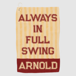Dads Golf towel fun modern humour