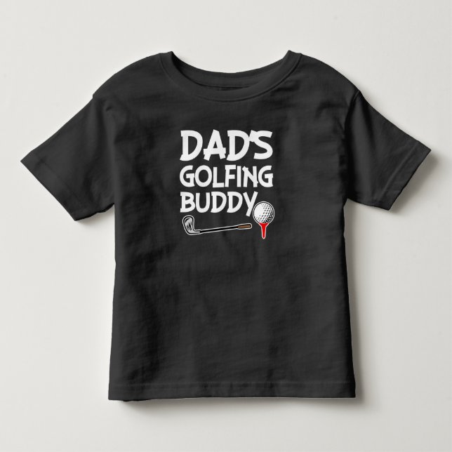 Dad's Golfing Buddy boys shirt (Front)