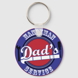 Dad's Handyman Service Key Ring