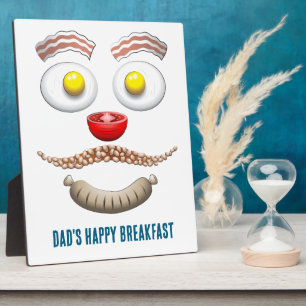 DAD'S HAPPY BREAKFAST PLAQUE
