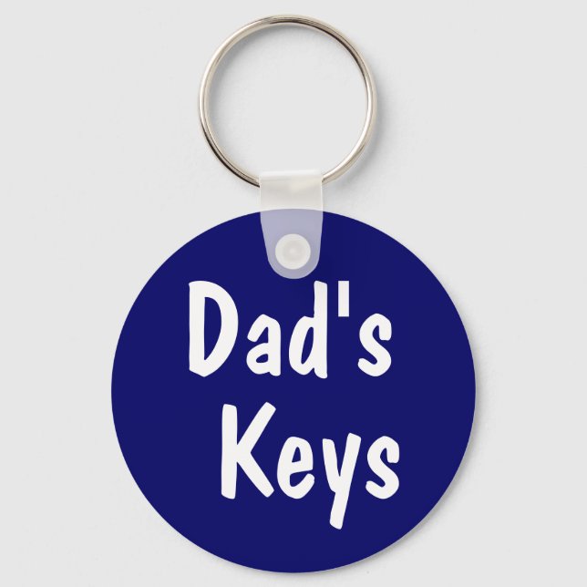 Dad's Keys Key Ring (Front)