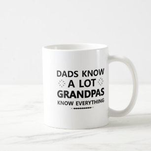 Dads Know A Lot Grandpas Know Everything Papa Fath Coffee Mug