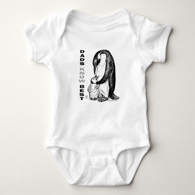 Dads Know Best Baby Bodysuit (Front)