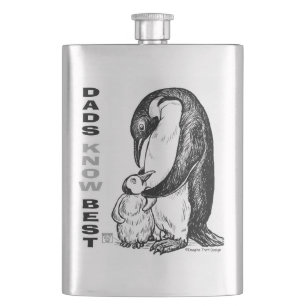 Dads Know Best Hip Flask