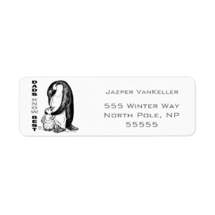 Dads Know Best Return Address Label