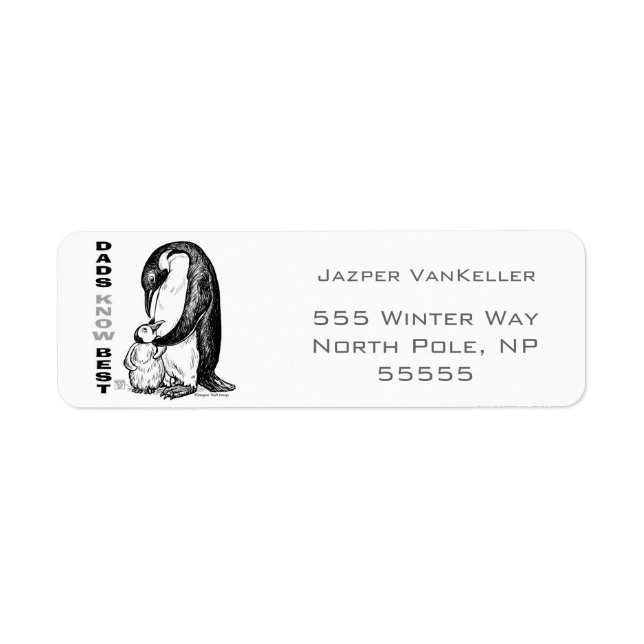 Dads Know Best Return Address Label (Front)