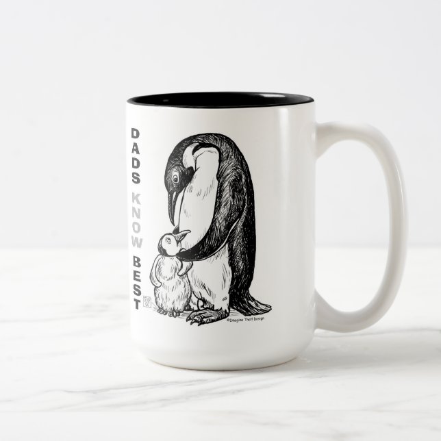 Dads Know Best Two-Tone Coffee Mug (Right)