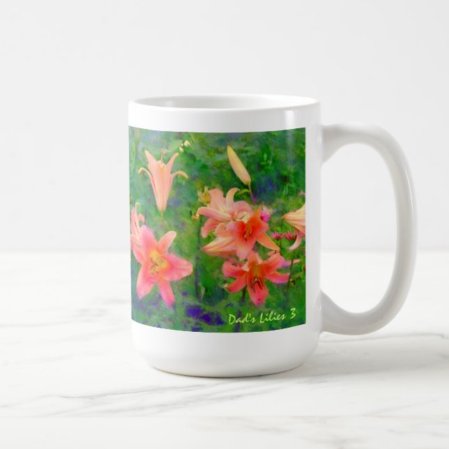 Dad's Lilies 3 Mug (Right)