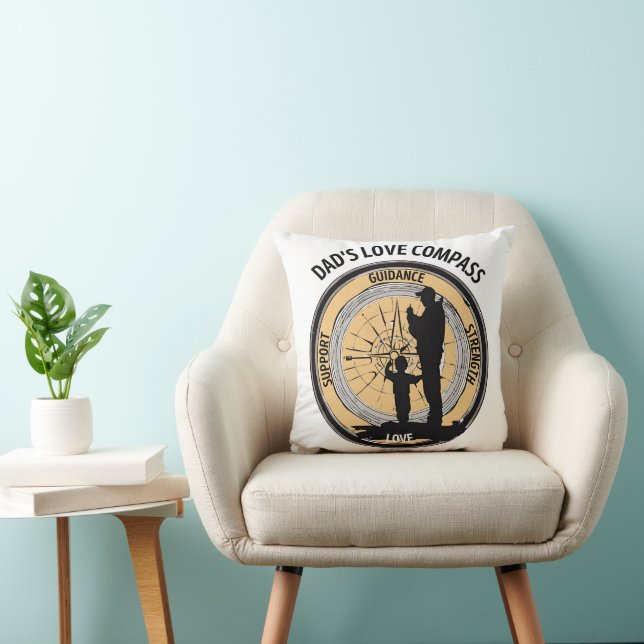 Dad's Love Compass Cushion (Chair)