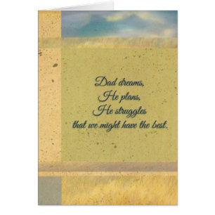 Dad's Love Expressed - Greeting Card