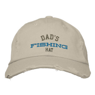 Dad's Lucky Fishing Embroidery Hat
