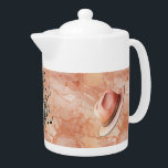 Dads Moody Music Mauve Fedora Porcelain Teapot<br><div class="desc">Dads Moody Music Mauve Fedora Porcelain Teapot</div>