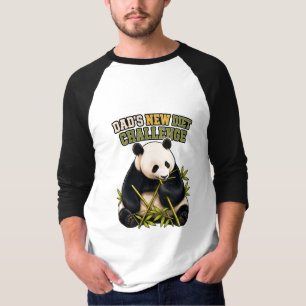 Dad's New Diet Challenge Funny Panda T-Shirt