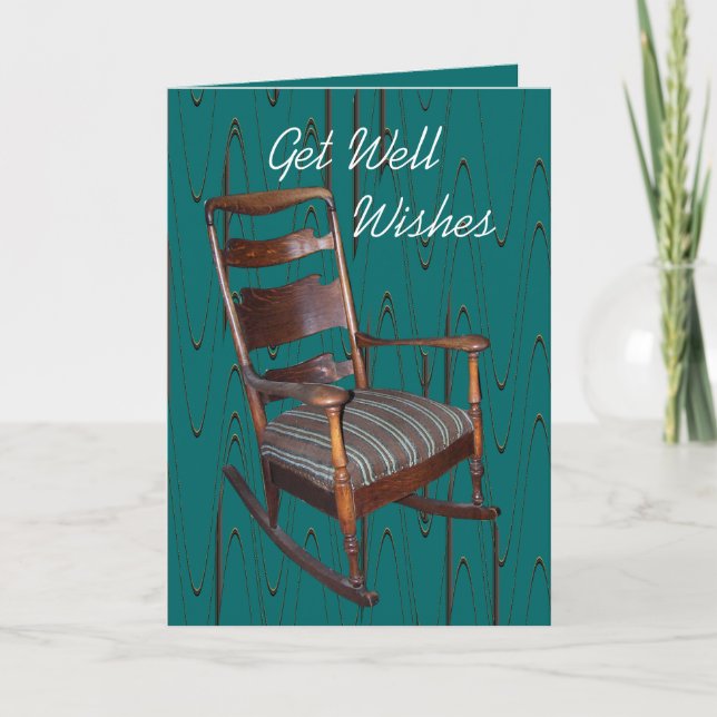Dad's Ol Rocker-customise any occasion Card (Front)