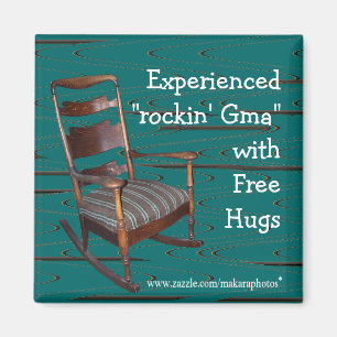 Dad's Ol Rocker Magnet-customise any occasion Magnet
