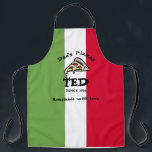 Dad's Pizzas Apron<br><div class="desc">Perfect to honor your country,  grandfather,  or whoever else is dear to you!</div>