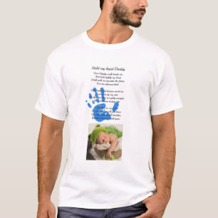 DADs Poem PHOTO - Hold My Hand Handprint T-Shirt