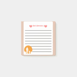 Dad's Reminders Personalised Father's Day Post-it Notes