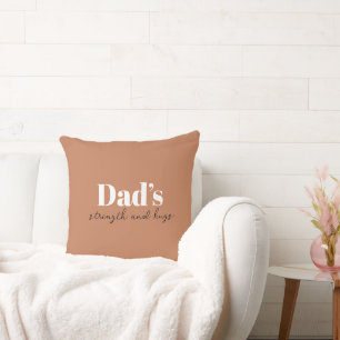 Dad's Strength and Hugs - Father's Day Gift Cushion