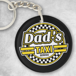Dad's Taxi Service - Gift for Dad - Keychain