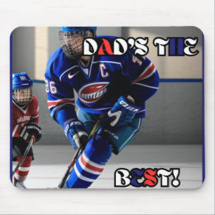 Dad's the Best Hockey Mouse Pad