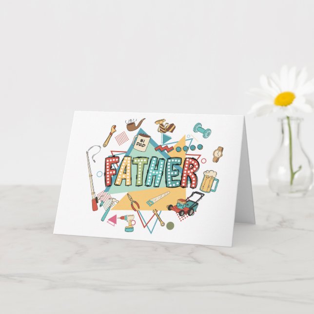 Dad's Toolbox: A Celebration of Fatherhood Card (Small Plant)
