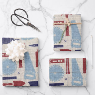 Dad's Tools Wrapping Paper Sheet