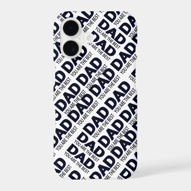 Dad's Typography iPhone 7 Plus, Barely There (Back)