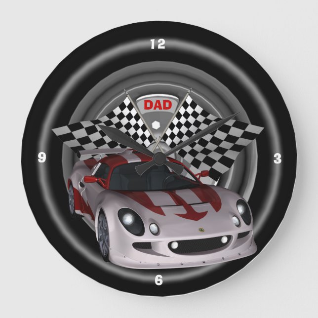 Dad's # wall Clock (Front)