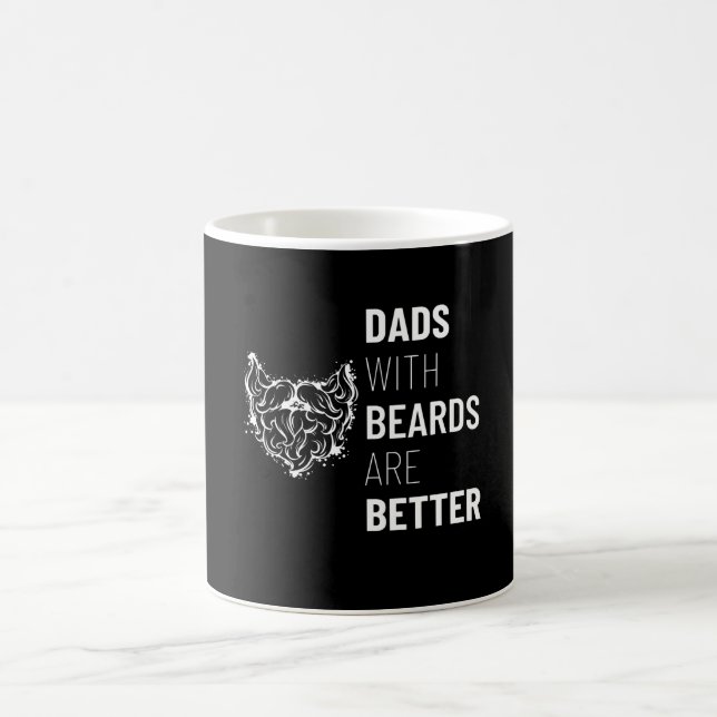 Dads with beards are better | Father Coffee Mug (Center)