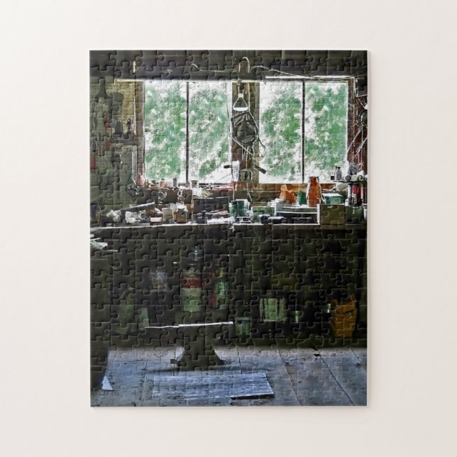 Dad's Workshop Jigsaw Puzzle (Vertical)
