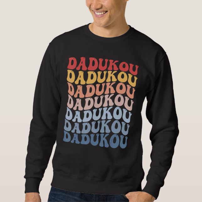 Dadukou City Groovy Retro Sweatshirt (Front)