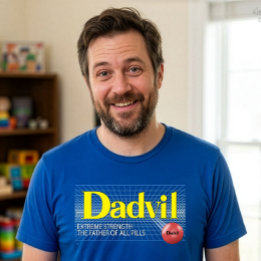 Dadvil Extreme Strength Funny Dad T-Shirt