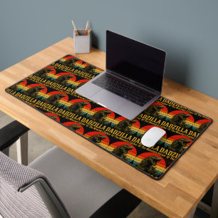 Dadzilla Father Of The Monsters Fathers Day Desk Mat